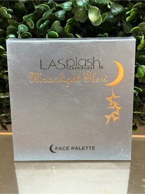 Splash Moonlight Glow Face Palette — Silver & Gold Accents